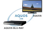 The BD-HP20 is compatible with AQUOS LINK.